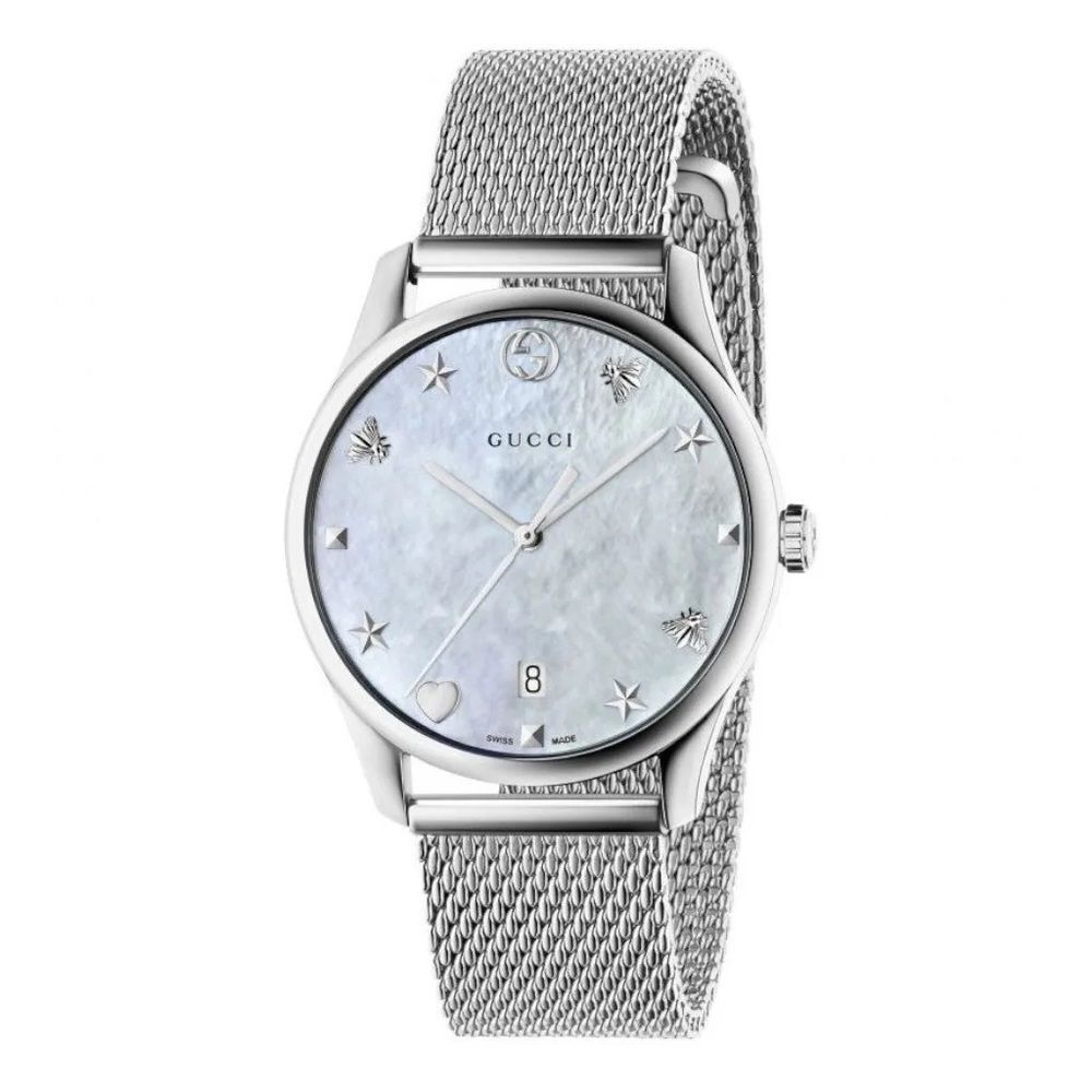 Gucci GTimeless Mother Of Pearl Dial Ladies Watch